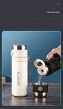Yeknu  Thermos Bottle Stainless Steel Vacuum Gift Cup Household Office Coffee Milk Flask 500ml