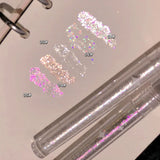 Yeknu  1pc Liquid Eyeshadow Super Shine Pink Pearlescent Glitter Eyeliner Long Lasting Waterproof Eye Shadow Glitter Party Eye Makeup