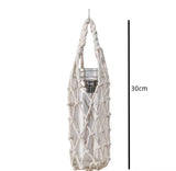 Yeknu  Portable Coffee Cup Bag Hollow Out Bottle Bag Practical Mugs Bag Foldable Water Bottle Bags Woven Net Bag Cup Cover