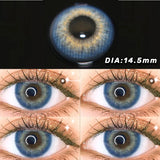 Yeknu  2pcs Natural Color Contact Lenses Green Contact Lens With Myopia Cosmetics Beauty Pupils Yearly Use New Fast shipping