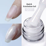Yeknu  Jelly Transparent Gel Nail Polish Nude Pink  Color UV Soak Off Gel Varnish Jade Nail Art Gel 10ml Design Manicure