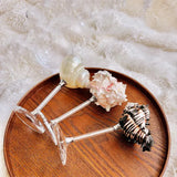 Yeknu  Handmade Shell wine glass conch cup design niche cocktail glass goblet ins style light luxury