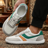 Yeknu  Men's Wide Barefoot Shoes Minimalist Breathable Comfortable Trail Walking Shoes Summer New Light Slip on Soft Man Sneakers