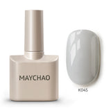 Yeknu  Cherry Red Gel Nail Polish 12ml Glossy Semi Permanent Soak Off UV LED Frosted Gel Nails Painting Varnish