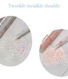 Yeknu  1pc Liquid Eyeshadow Super Shine Pink Pearlescent Glitter Eyeliner Long Lasting Waterproof Eye Shadow Glitter Party Eye Makeup