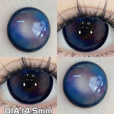 Yeknu   Pair Super Contact Lenses for Eyes Fashion Color Pupils Makeup Eye Lenses Green Contact Lenses Pink Brown Blue Lenses