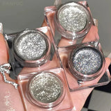 Yeknu  Gorgeous Glitter Eyeshadow Long Lasting Waterproof Pearlescent Glitter Shimmer Eye Shadow Eyes Body Glitter Makeup Cosmetics