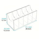 Yeknu  Belt Organizer Display Case for Tie and Belt Compartments Belt Organizer for Closet and Drawer Belt Storage
