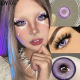 Yeknu  NEW Cosplay Colored Contact Lenses for Eyes Anime Purple Lenses Cosmetic Blue Eye Contacts Brown Natural Fashion Lenses