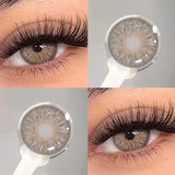 Yeknu  1Pair Contact Lenses Colored Pupils for Eyes Myopia Daisy Pink Cosmetics Contacts Purple Lenses Yearly Fast Shipping