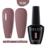 Yeknu  10ml Pearl Shell Color UV Gel Nail Polish Semi Permanent Golden Nail Art Gel Varnish Hybrid Nail Gel Polish Manicure Base