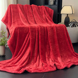 Yeknu  new solid color blanket flannel winter nap blanket piled thickened coral fleece casual blanket
