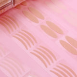 Yeknu Invisible Double Eyelid Sticker 2400PCS Lace Eye Lift Strips Self-adhesive Double Eyelid Tapes Clear Beige Eye Tapes Makeup Tool
