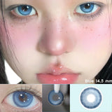 Yeknu  Color Contact Lenses for Eyes Cosmetics Color Lens Eyes Cosplay Anime Accessories Blue Big Eyes Lenses Eye Contact Lenses