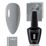 Yeknu  15ml Gel Nail Polish Semipermanente Varnishes Lacquer Esmalte Black White Color UV Lakiery Hybrydowe Vernis Gellak Polish