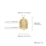 Hip Hop Single Vertical Bar Zircon Teeth Grillz Y2K Vintage CZ Stone Tooth Caps For Women Men Jewelry Dental Grills