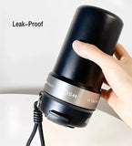 Yeknu  550ml Fashion Stainless Steel 316 Coffee Mug With Straw High Quality Leak-Proof Car Thermal Flask Large Capacity Travel Tumbler
