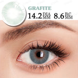Yeknu  1Pair Color Contact Lenses for Blue Eyes Natural Pupils Green Ice Lenses Eye Color Contact Lens