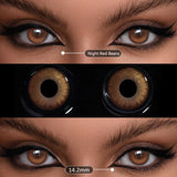Yeknu  1Pair Color Contact Lenses for Eyes Natural Pupils Green Contact Lenses Cosmetics Fast Delivery Support RU Shipping