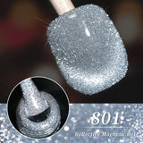 Yeknu  Transparent Cat Eye Gel Nail Polish 10ml UV Nail Art Semi Permanent Lakiery Hybrydowe Magnet SPAR Lacquer Gel Vernis Soak