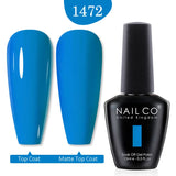 Yeknu  10ml Pearl Shell Color UV Gel Nail Polish Semi Permanent Golden Nail Art Gel Varnish Hybrid Nail Gel Polish Manicure Base
