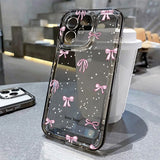 Yeknu  Small Flower Soft Case For iPhone 16 Pro Case iPhone 15 13 16e 11 12 14 17 Pro Max XR XS 7 8 Plus SE Shockproof Anti-drop Cover