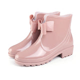 Women Rain Boots Waterproof Shoes Woman Non-slip Transparent Boots Female Candy Colors Outdoor Girl's Shoes goth bota feminina