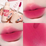 Yeknu  Matted surface lip glaze velvet matte easy to color, waterproof, not easy to fade, no stick to cup lip glaze
