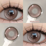 Yeknu  2PCS Silver Knight Contact Lenses for Eyes Rainbow Colored Eye Lenses Beauty Pupils Gradient Contact Lenses Optical Lens