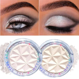Yeknu  Shimmer Glow Highlighter – 2-Color Palette for Radiant Skin, Brighten & Contour, Festival & Party Makeup, Long-Lasting Shine