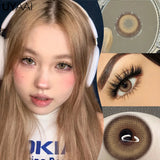 Yeknu  NEW Cosplay Colored Contact Lenses for Eyes Anime Purple Lenses Cosmetic Blue Eye Contacts Brown Natural Fashion Lenses