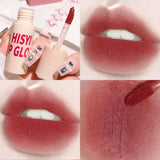 Yeknu  Matted surface lip glaze velvet matte easy to color, waterproof, not easy to fade, no stick to cup lip glaze