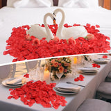 Yeknu  Red Artificial Silk Rose Petals For Romantic Nights Weddings Proposals Anniversary Valentine's Day Event Party Floral Decoration