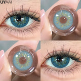Yeknu  Color Contact Lenses with Diopters Korean Eye Contacts Lenses Colorcon Black Lenses High Quality Natural Optical Lenses