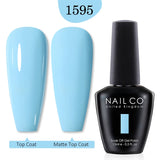Yeknu  10ml Pearl Shell Color UV Gel Nail Polish Semi Permanent Golden Nail Art Gel Varnish Hybrid Nail Gel Polish Manicure Base