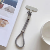 Yeknu  Adjustable Lanyard Hanging Rope Hand Wrist Strap for Mobile Cell Phone Universal Short Keychain Colorful Security Wristband