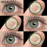 Yeknu  1 Pair Color Contact Lenses for Eyes Blue Pupils Brown Natural Lenses High Quality Green Color Eye Lens Cosmetic Colorcon
