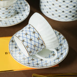 Yeknu  1PC Ceramic bone China coffee cups and teapots, high-end and light luxury British afternoon tea sets