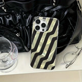 Yeknu  Simple retro texture is suitable for Apple 16Promax mobile phone case iPhone15 new 13 advanced sense 14 protective