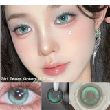 Yeknu  Color Contact Lenses for Eyes Cosmetics Color Lens Eyes Cosplay Anime Accessories Blue Big Eyes Lenses Eye Contact Lenses
