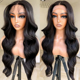 Yeknu  200 Density Body Wave Lace Front Human Hair Wigs Brazilian Hair 13x6 Lace Frontal Wig For Black Women Pre Plucked With Baby Hair