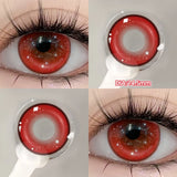 Yeknu  2pcs/pair New Cosplay Contact Lenses for Eyes Makeup Pupils Cosmetics Blue Eye Color Lenses for Myopia Lens 14.2/14.5mm