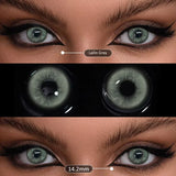 Yeknu  1Pair Color Contact Lenses for Eyes Natural Pupils Green Contact Lenses Cosmetics Fast Delivery Support RU Shipping