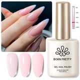 Yeknu  15ml Aurora Glitter Gel Nail Polish Iridescent Pearl Shimmer Effect Soak Off UV LED Manicure Varnishes