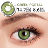 Yeknu  2Pcs/Pair Natural Color Contact Lenses For Eyes New Flare Colorcon Lenses Beauty Eye Color Contacts Natual Look Cosmetic