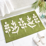 Yeknu  Non-Slip Batoom Mat hine Waable No edding Simple Decor Qui Dry Entrance Rug Square Home Use Floor Carpet