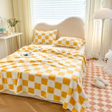 Yeknu New Panda Plush Autumn Winter Warm Blanket  Four-season Thermal Sofa Blanket for Throw Soft Comfortable Napping Blanket Knee Leg