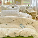 Yeknu Print Quilt Cover Girls Room Bedding Duvet Cover Skin-friendly Comforter Cover funda nordica (Pillowcase Need Order)