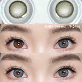 Yeknu  1 Pair Lenses Color Contact Lenses for Eyes Prescription Grey Korean Lenses Brown Natural Lenses
