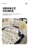 Yeknu 2025 new skin-friendly washed cotton summer quilt printing air conditioner quilt summer cool quilt machine wash single double